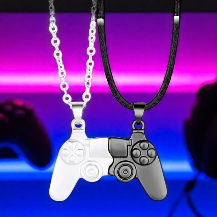 Magnetisches Halsketten Paar - Game Controller  - Gamergeschenk