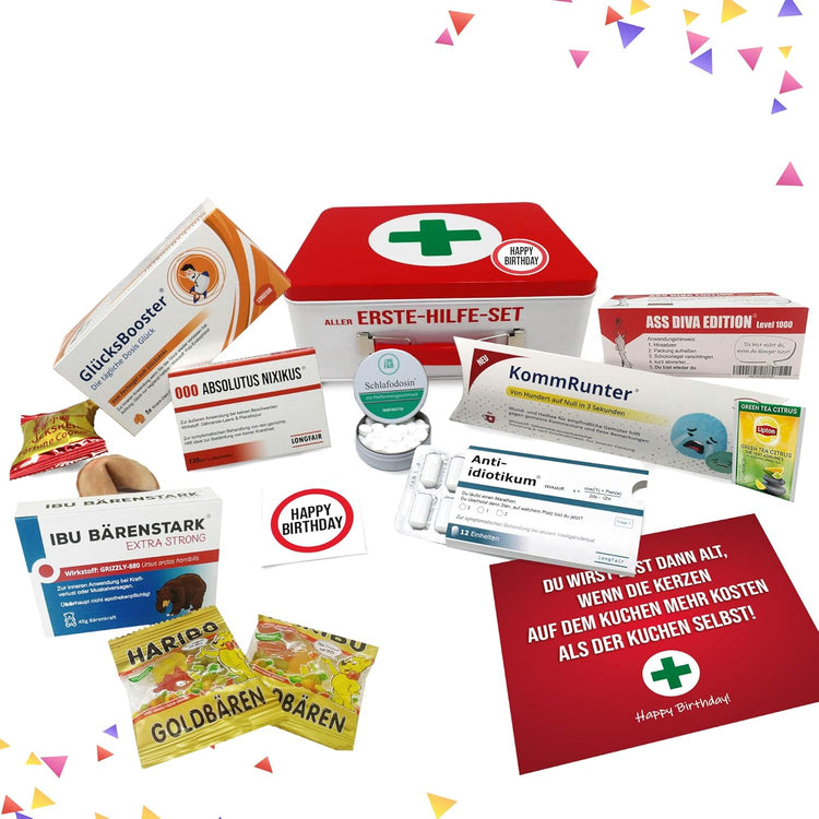 Geburtstagsgeschenk - Aller Erste Hilfe Set