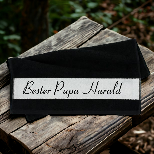 Handtuch Bester Papa - personalisiert