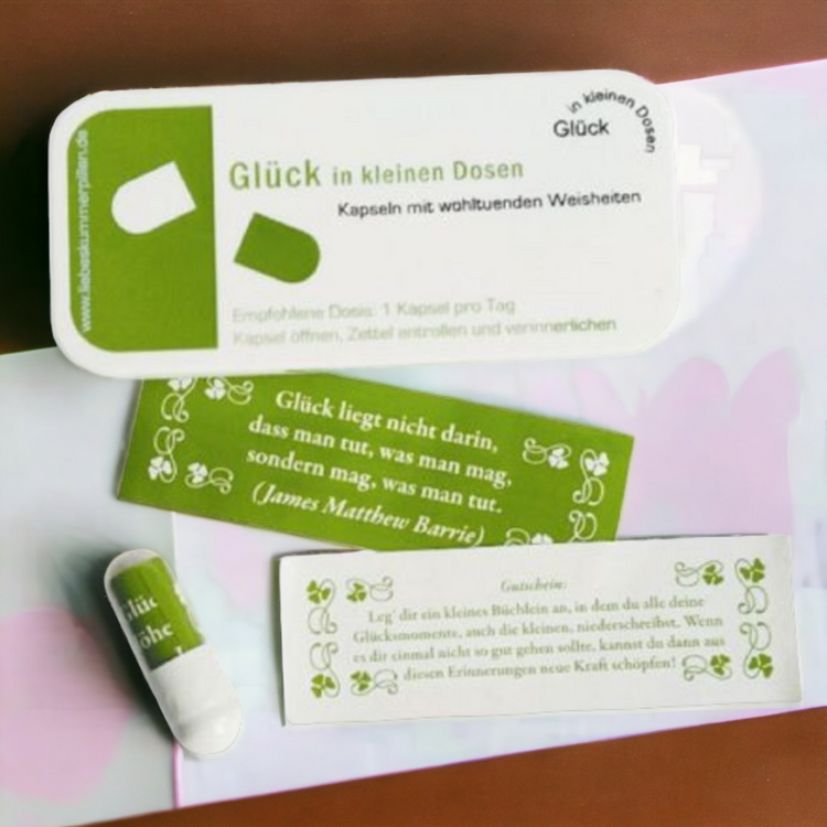 Glück in kleinen Dosen