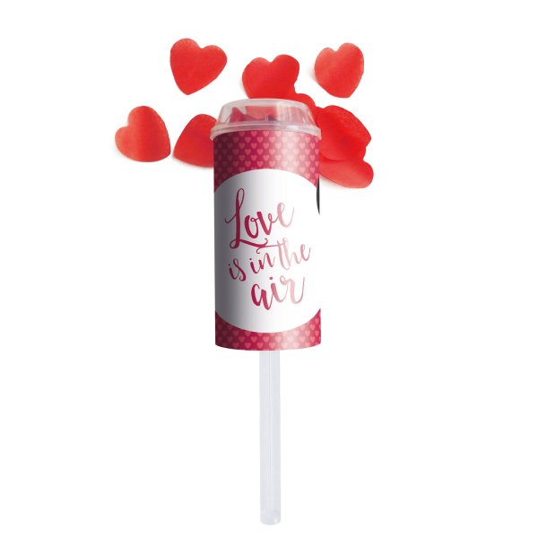 Konfetti-Popper Love is in the Air