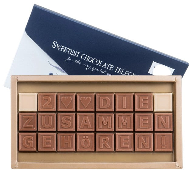 ChocoTelegram - Zwei Herzen , die zusammen gehören