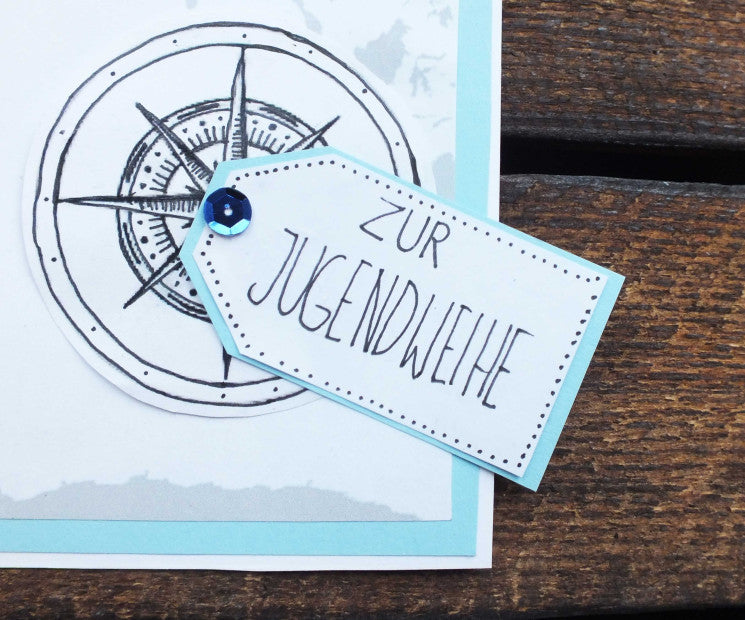 Jugendweihe-Karten selbst basteln