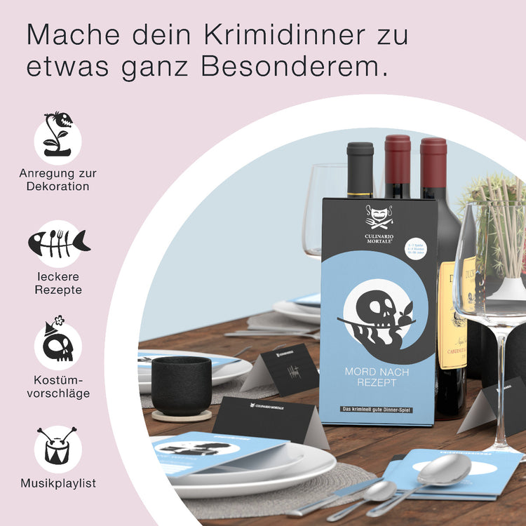 Krimi-Dinner Mord nach Rezept