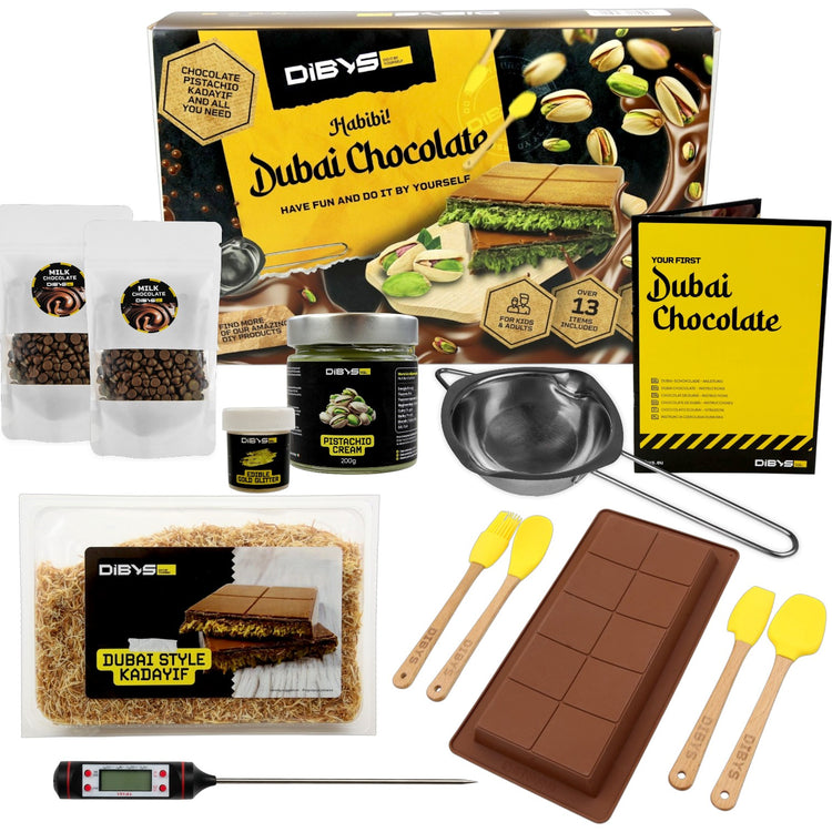 DIY Dubai Schokolade Making Kit - Set zum Selbermachen