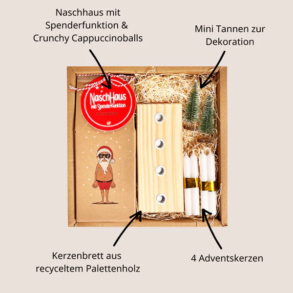 Geschenkbox - Weihnachtsbox zum Naschen