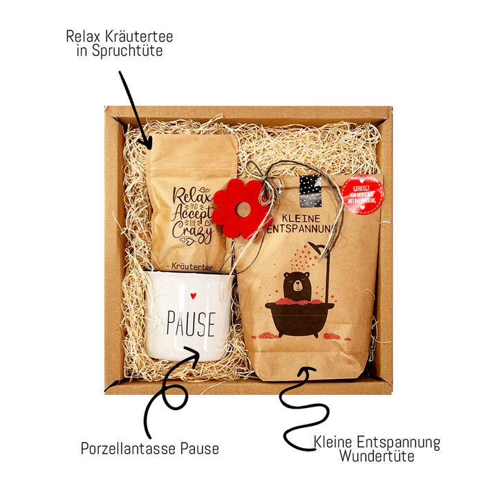 Geschenkbox - Entspannung für gemütliche Stunden
