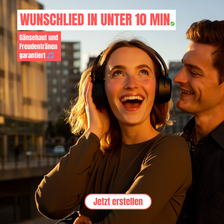 Dein personalisierter Song - Wunschlied für besondere Anlässe