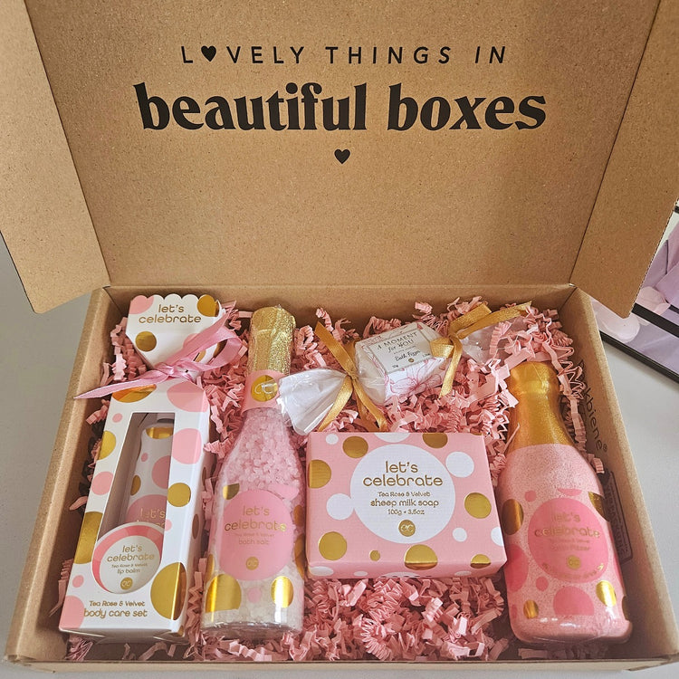 Wellness - Geschenkbox Schön dass es Dich gibt!