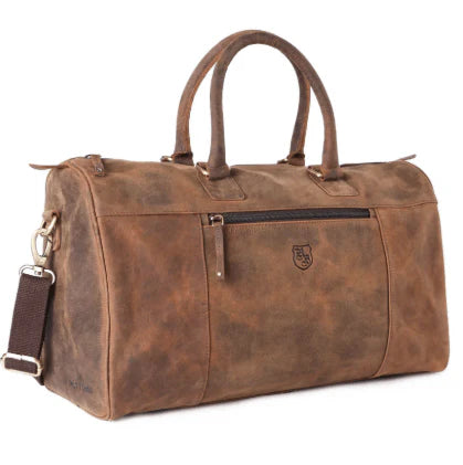 BenBag-Set 4: Gym Tasche Braun (8-teiliges Set, Premium-Leder)