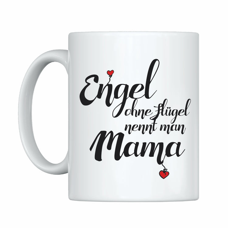 Geschenkset Engel ohne Flügel nennt man Mama (Kissen & Tasse)