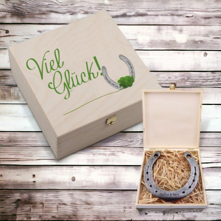 Hufeisen-Box Viel Glück
