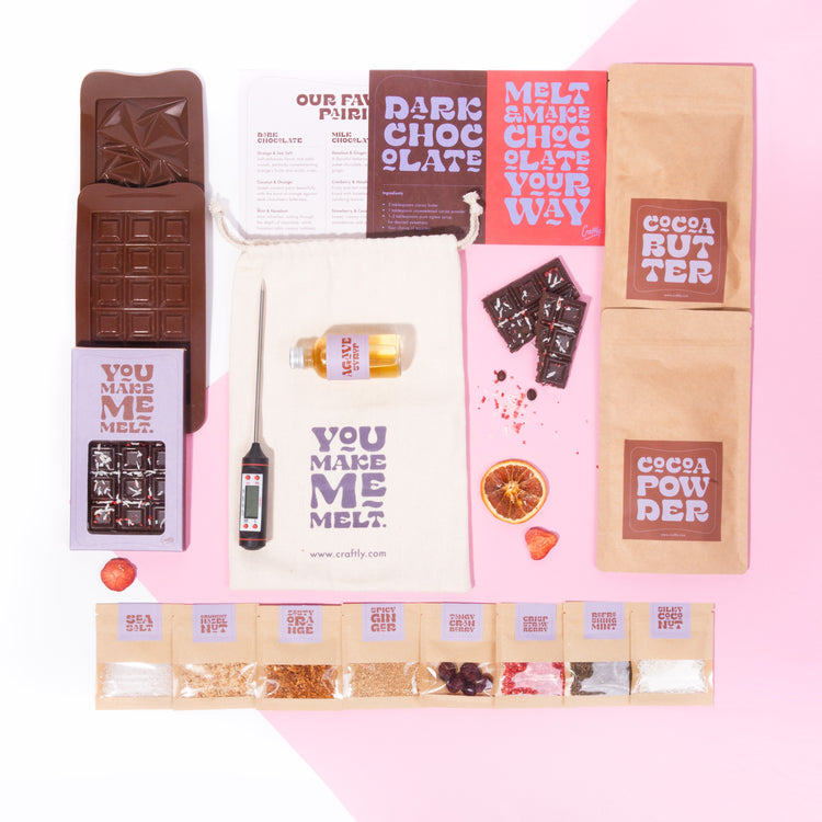 Schokoladen DIY Set - für feinste Schokoladen-Kreationen