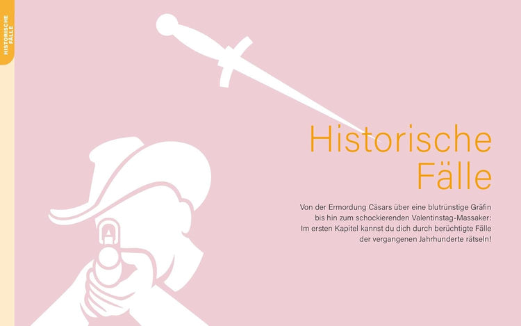 True Crime - Wissen in Rätseln: Rätselbuch für Erwachsene