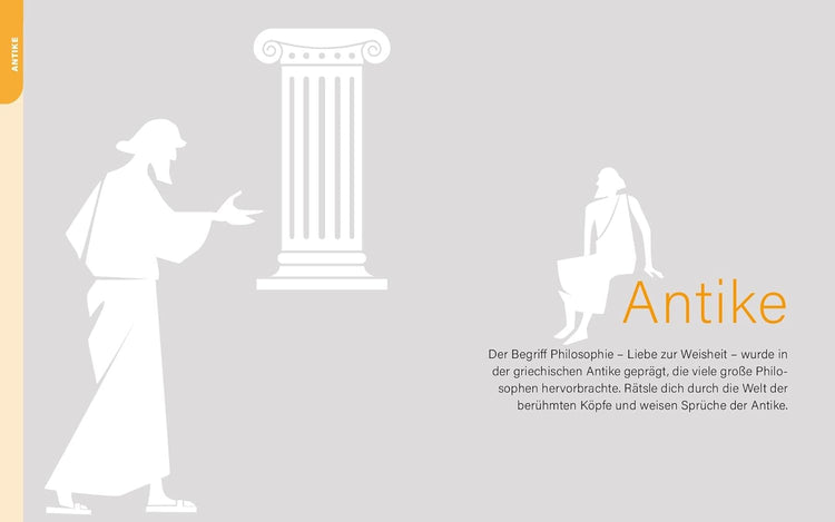 Die großen Philosophen - Wissen in Rätseln: Rätselbuch für Erwachsene