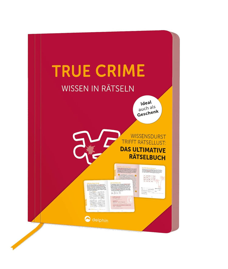 True Crime - Wissen in Rätseln: Rätselbuch für Erwachsene