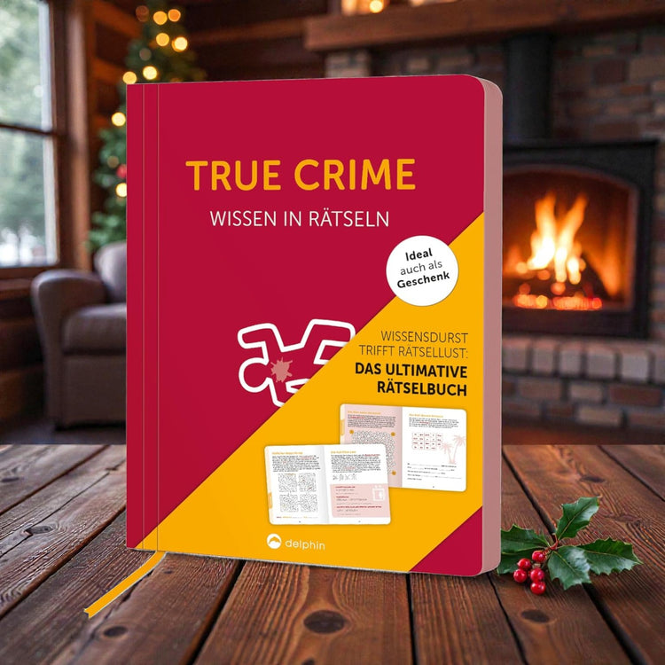 True Crime - Wissen in Rätseln: Rätselbuch für Erwachsene