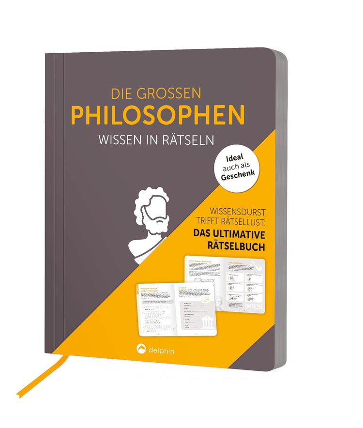Die großen Philosophen - Wissen in Rätseln: Rätselbuch für Erwachsene