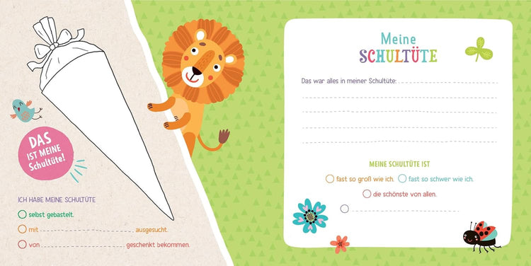 Ab heute bin ich Schulkind!: Mein Erinnerungsalbum zum Schulanfang