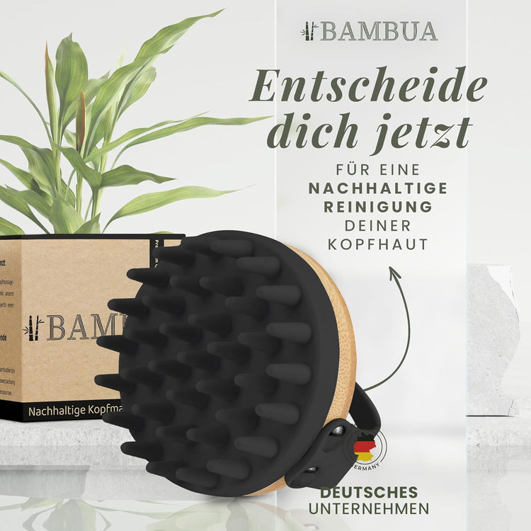Kopfhaut Massagebürste (Anti-Schuppen Effekt) - Wellness Geschenk