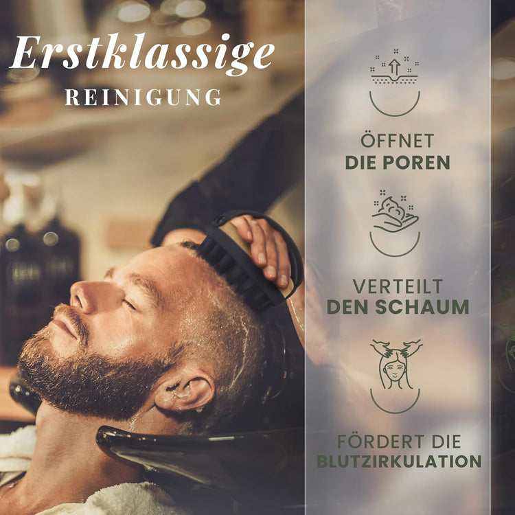 Kopfhaut Massagebürste (Anti-Schuppen Effekt) - Wellness Geschenk