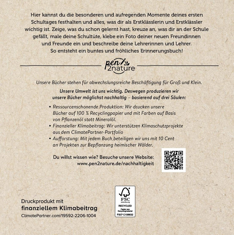 Ab heute bin ich Schulkind!: Mein Erinnerungsalbum zum Schulanfang