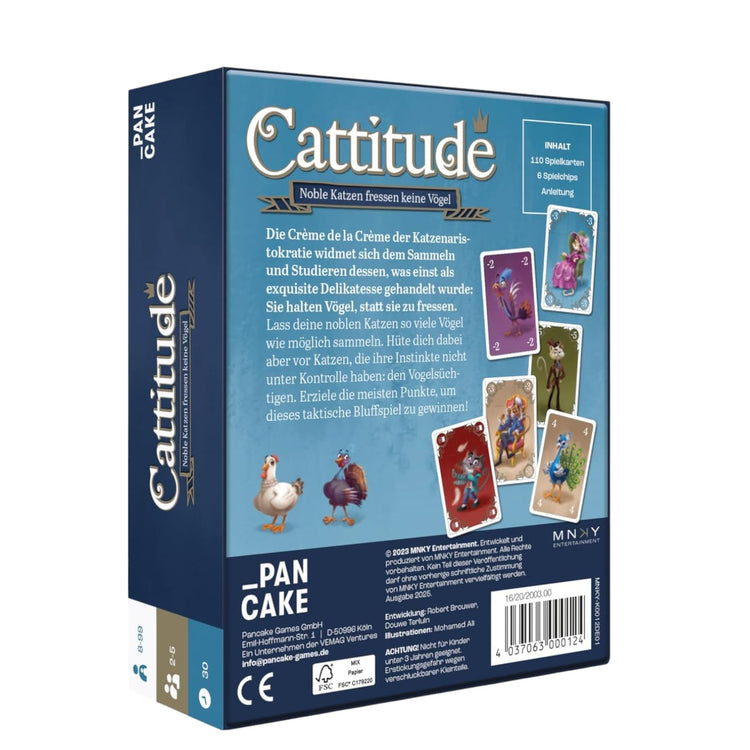 Cattitude - Noble Katzen fressen Keine Vögel  - Kartenspiel