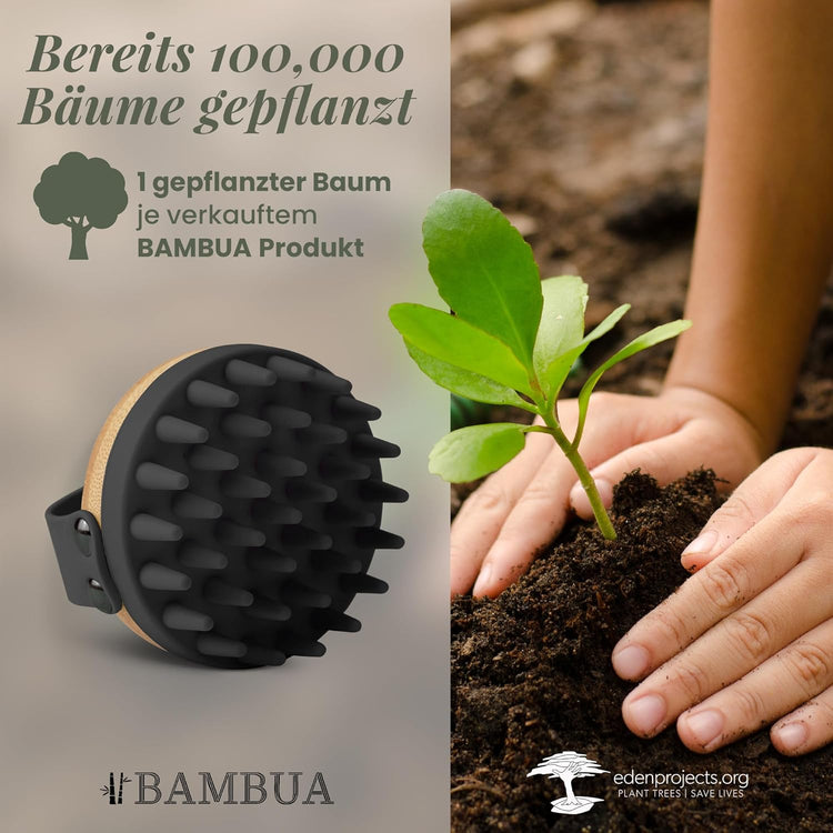 Kopfhaut Massagebürste (Anti-Schuppen Effekt) - Wellness Geschenk