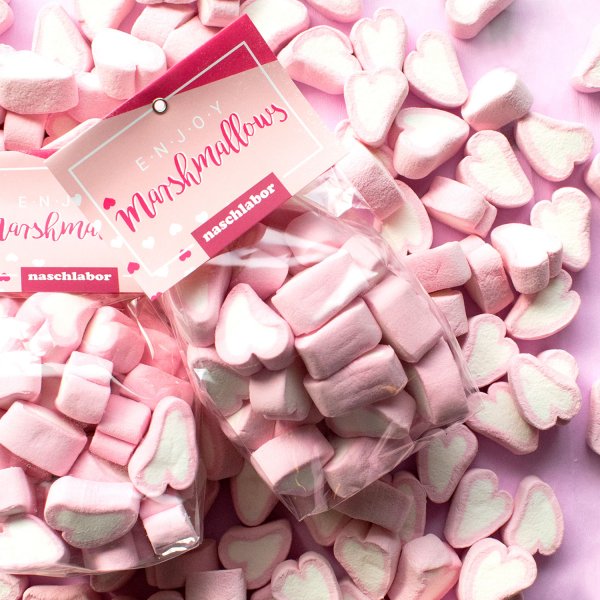 Marshmallow-Herzen