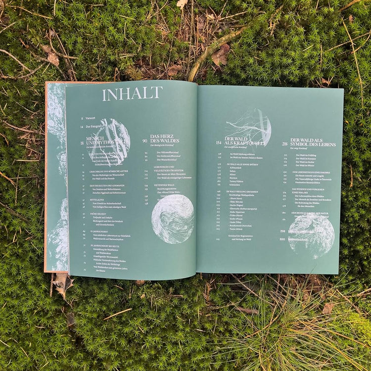 THE WOODS: Einzigartiger Kosmos - Ewiger Kreislauf - Bildband mit Holzcover