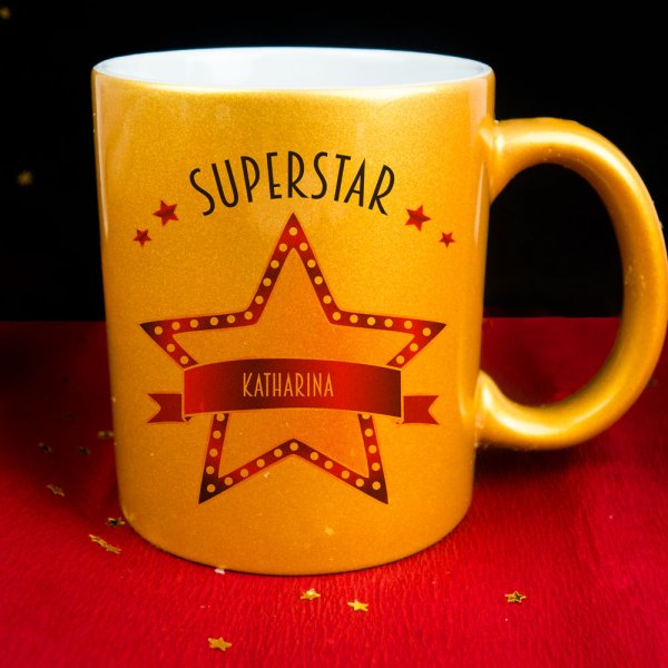 Tasse Superstar mit Wunschnamen