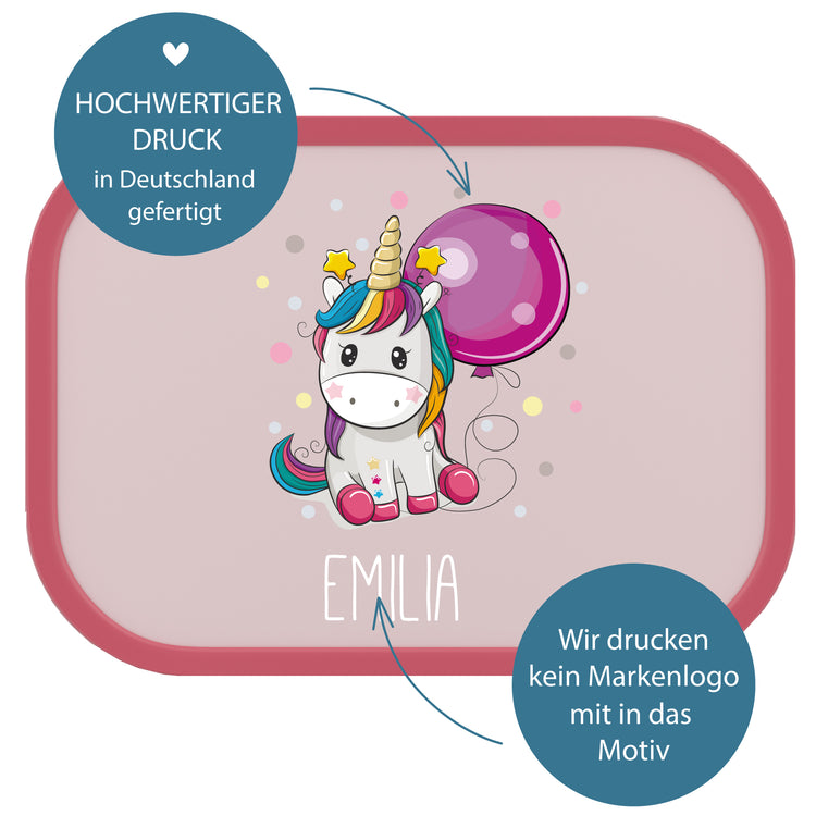 Mepal Brotdose & Trinkflasche  Einhorn