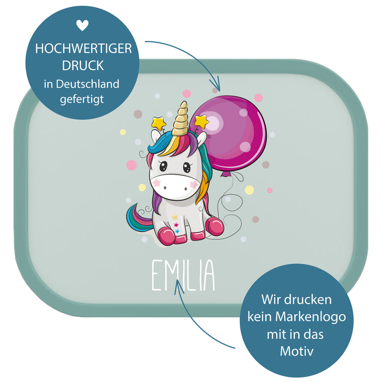 Mepal Brotdose & Trinkflasche  Einhorn
