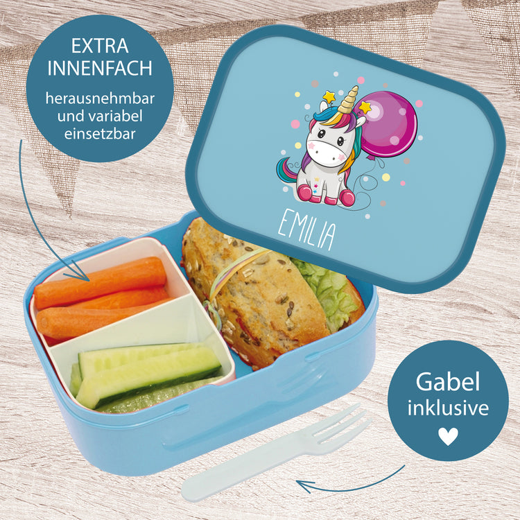 Mepal Brotdose & Trinkflasche  Einhorn
