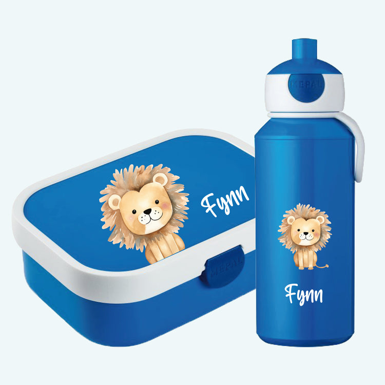 Mepal Brotdose & Trinkflasche Jungle Tiere