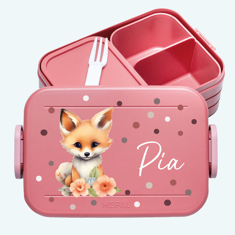 Mepal Lunchbox Midi Tiere mit Punkten