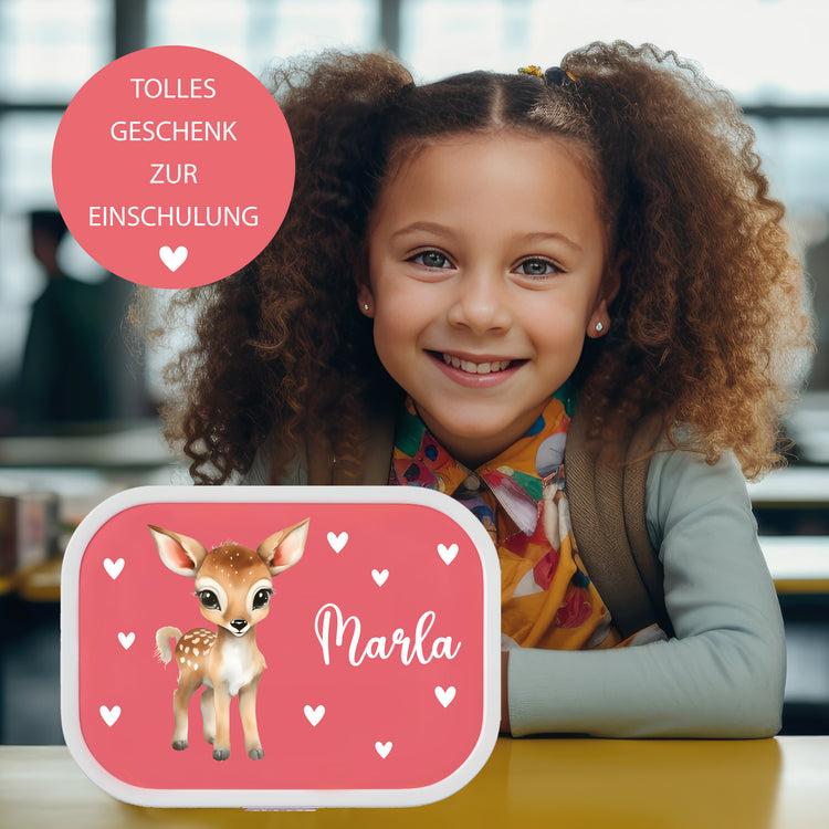 Mepal Brotdose Tiere mit Herzen