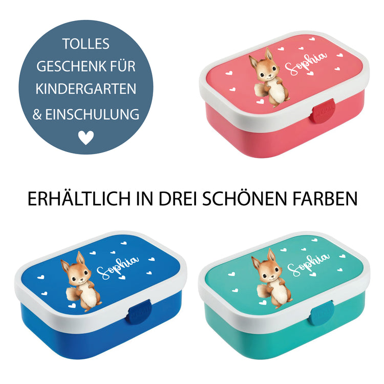 Mepal Brotdose Tiere mit Herzen