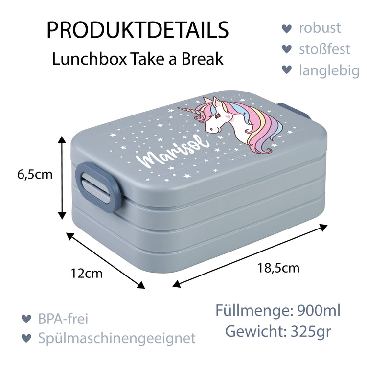 Mepal Lunchbox Midi Einhorn