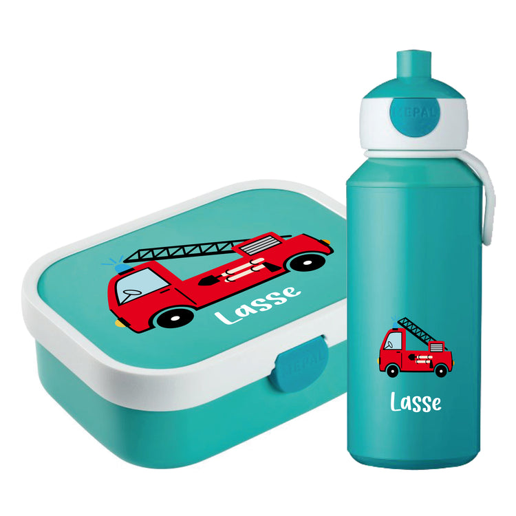 Mepal Brotdose & Trinkflasche Fahrzeuge