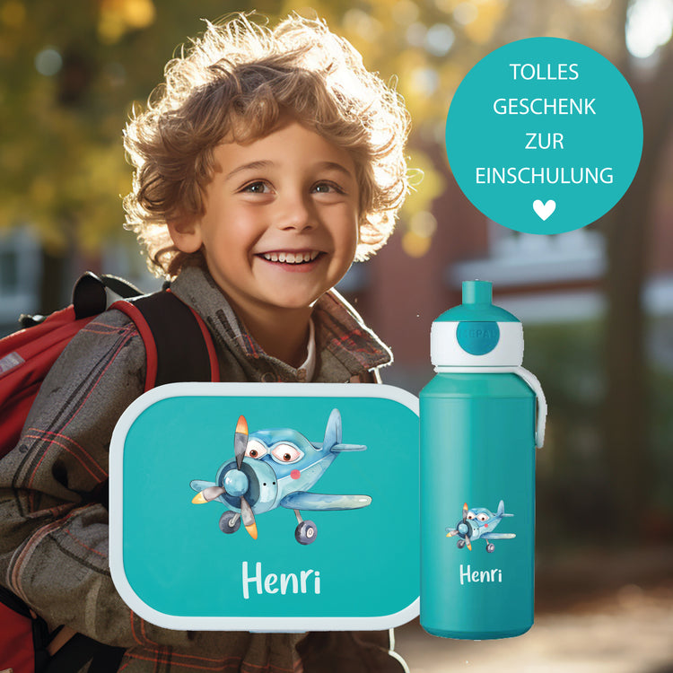 Mepal Brotdose & Trinkflasche Fahrzeuge