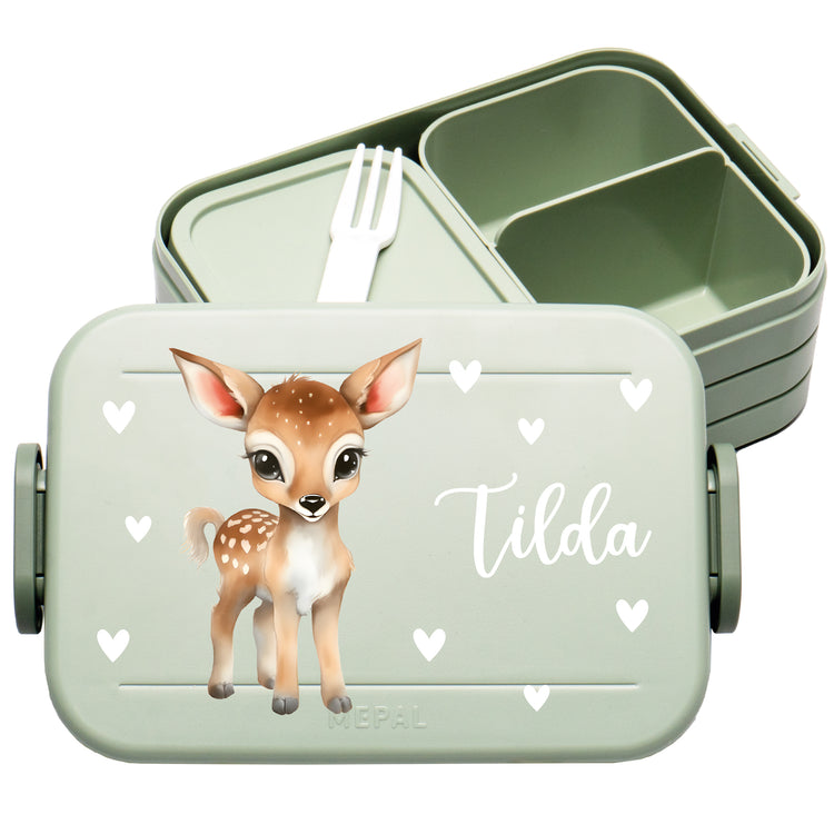 Mepal Lunchbox Midi Tiere mit Herzen