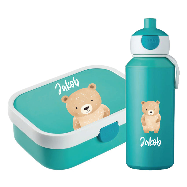 Mepal Brotdose & Trinkflasche Jungle Tiere