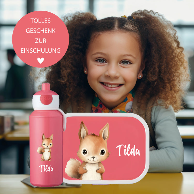 Mepal Brotdose & Trinkflasche Jungle Tiere
