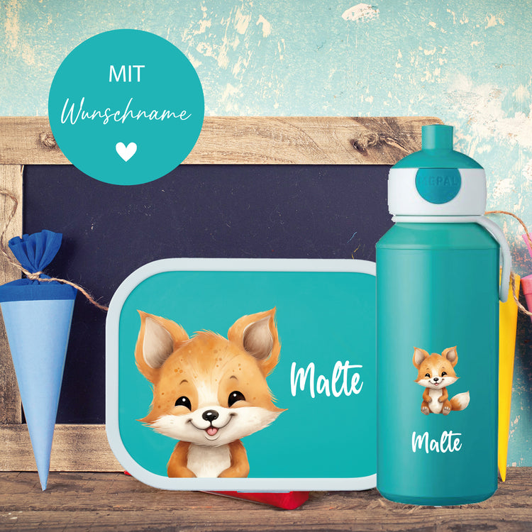 Mepal Brotdose & Trinkflasche Jungle Tiere