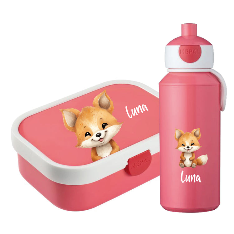 Mepal Brotdose & Trinkflasche Jungle Tiere