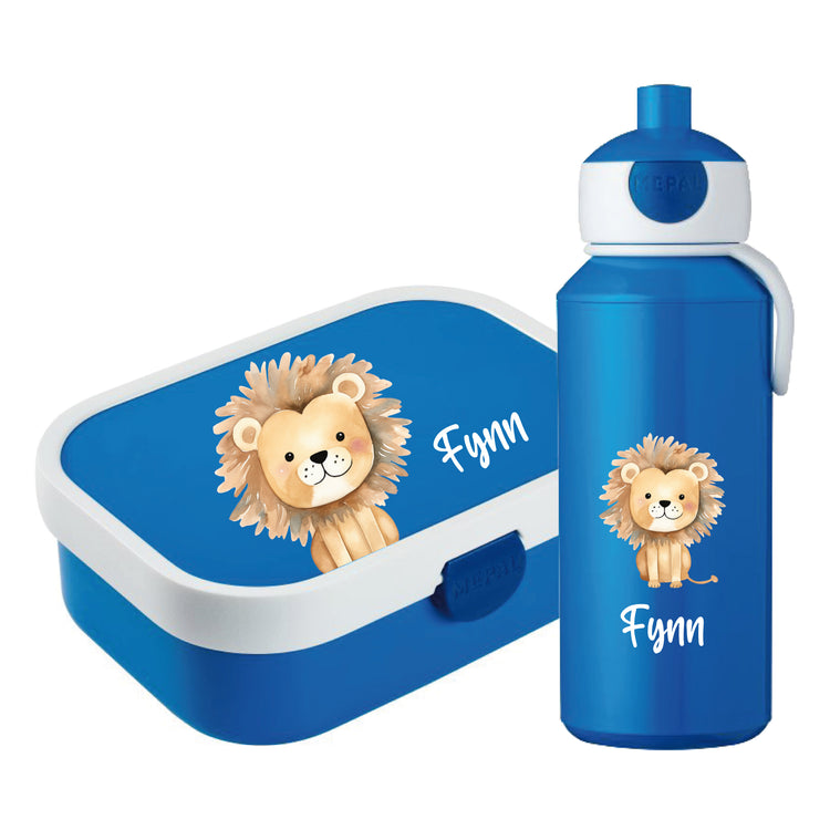Mepal Brotdose & Trinkflasche Jungle Tiere
