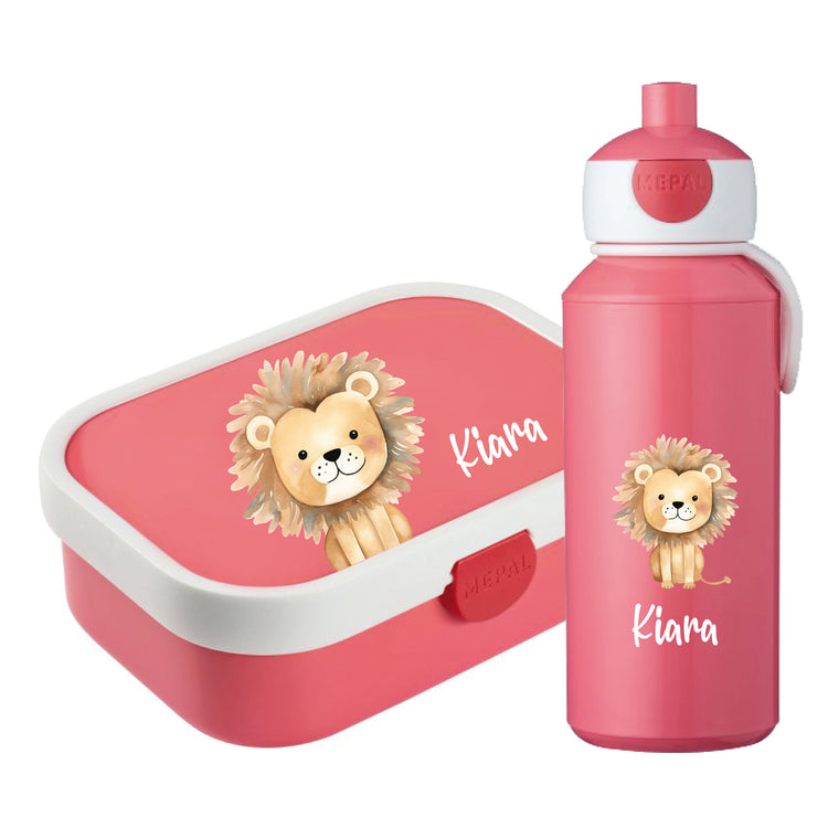 Mepal Brotdose & Trinkflasche Jungle Tiere