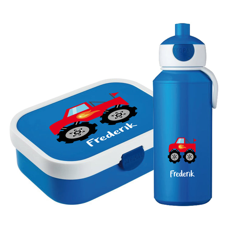 Mepal Brotdose & Trinkflasche Fahrzeuge