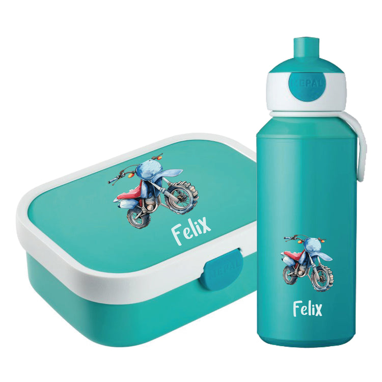 Mepal Brotdose & Trinkflasche Fahrzeuge
